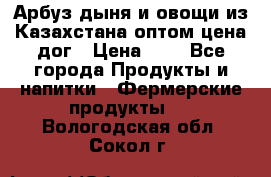 Арбуз,дыня и овощи из Казахстана оптом цена дог › Цена ­ 1 - Все города Продукты и напитки » Фермерские продукты   . Вологодская обл.,Сокол г.